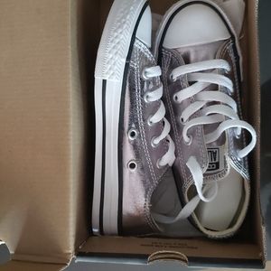 Silver Converse Size 11.5